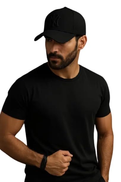 SELLORIA A Brand Adjustable Unisex Cap for Men and Women Freesize Baseball Caps (Pack of 2) Black - Image 4