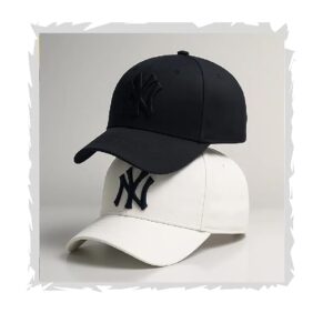 SELLORIA A Brand Adjustable Unisex Cap for Men and Women Freesize Baseball Caps (Pack of 2) Black