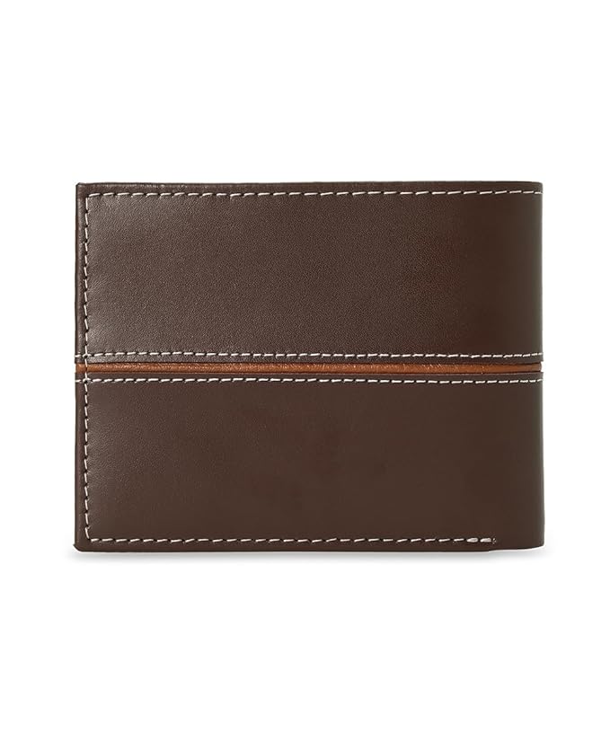 PUMA Unisex-Adult Leather Stripe Wallet, Chocolate (9105502) - Image 4