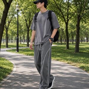 NETCLICK Men's Polyester Straight Fit Trackpant Lightweight, Sports Lower, Gym, Running, Casual Wear